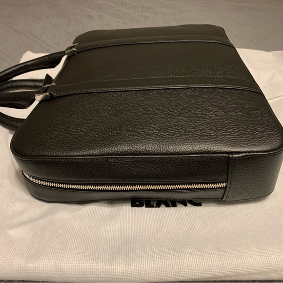 MONTBLANC 113002 Meisterstuck Small Leather Document Case Bag Briefcase Black - Picture 5 of 10
